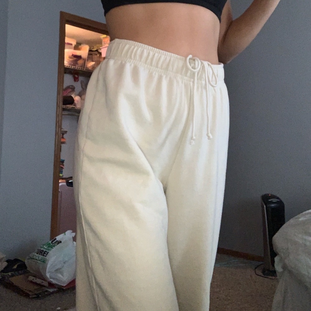 tan pacsun sweatpants